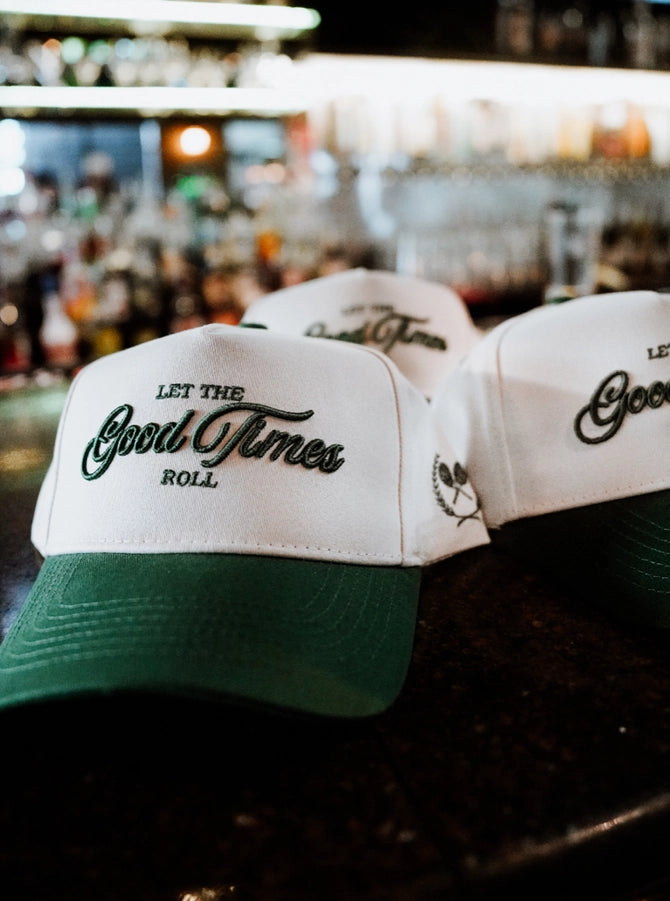 Let the Good Times Roll - Green Vintage Trucker Hat